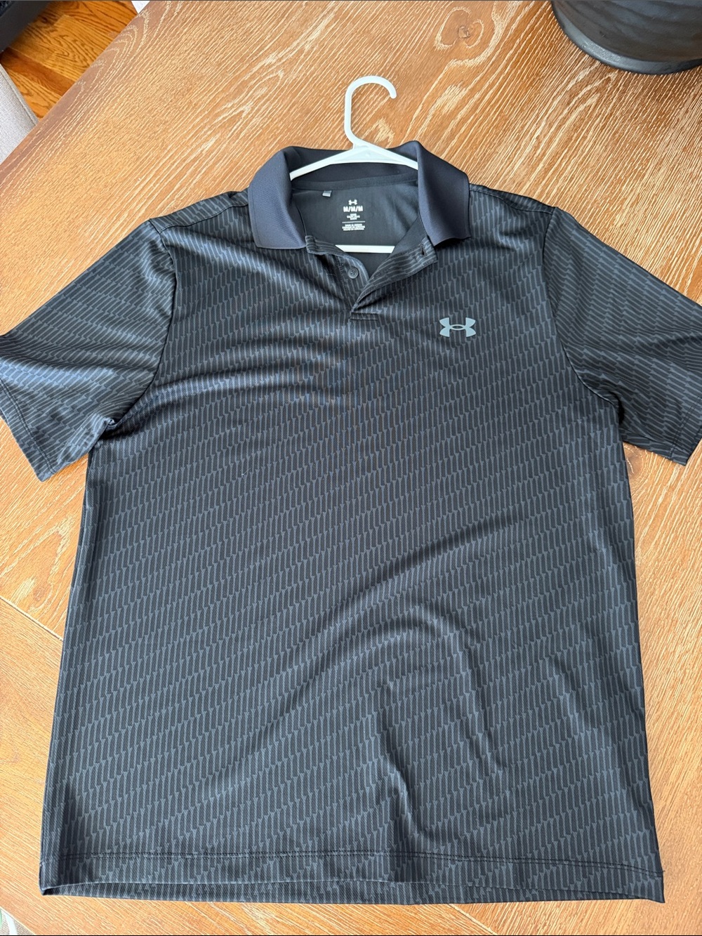 Under Armour Black Men's Textured Performance Polo